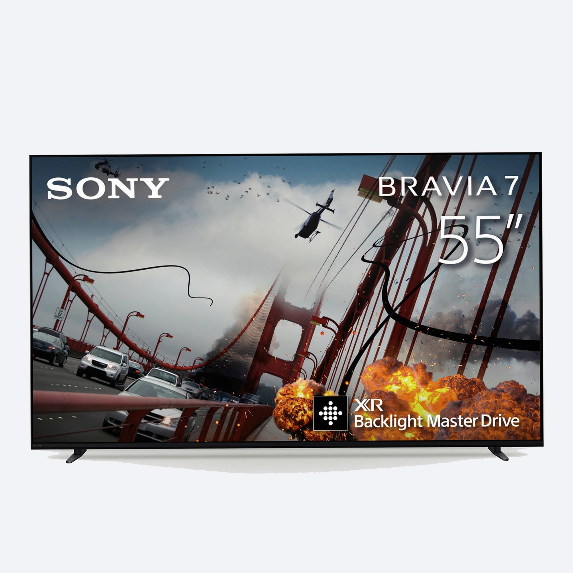 Sony | BRAVIA 7 | 55 Inch | MINI LED XR QLED | XR BACKLIGHT MASTER DRIVE TV | Perfectly balanced for movies, PS5 gaming & sports|4K HDR Smart TV (Google TV) | 2024 Model And Get WH-1000XM5 Free