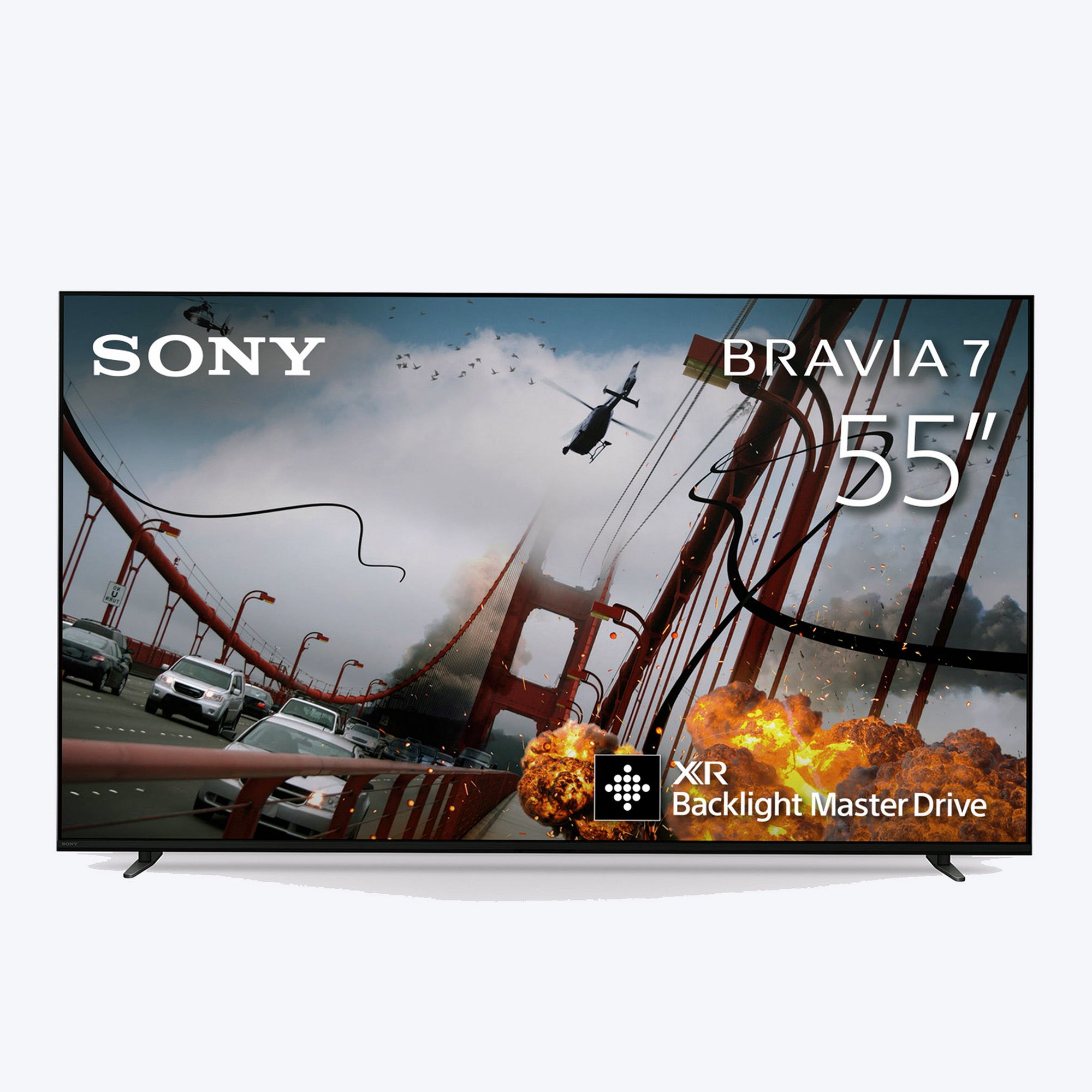 Sony | BRAVIA 7 | 55 Inch | MINI LED XR QLED | XR BACKLIGHT MASTER DRIVE TV | Perfectly balanced for movies, PS5 gaming & sports|4K HDR Smart TV (Google TV) | 2024 Model